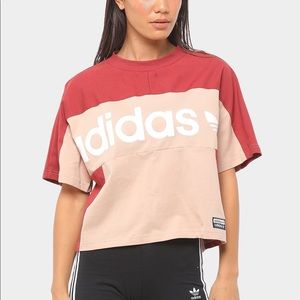 Adidas boxy tee t shirt